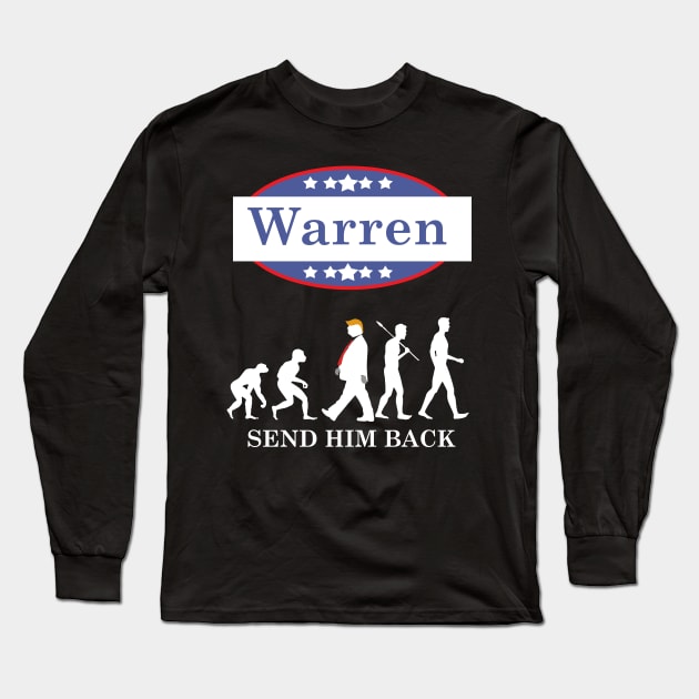 elizabeth warren merch Long Sleeve T-Shirt by Yaman